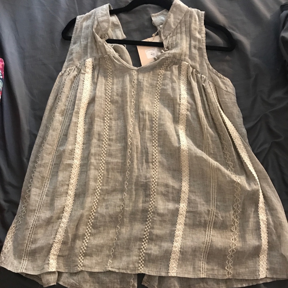 Open back shirt